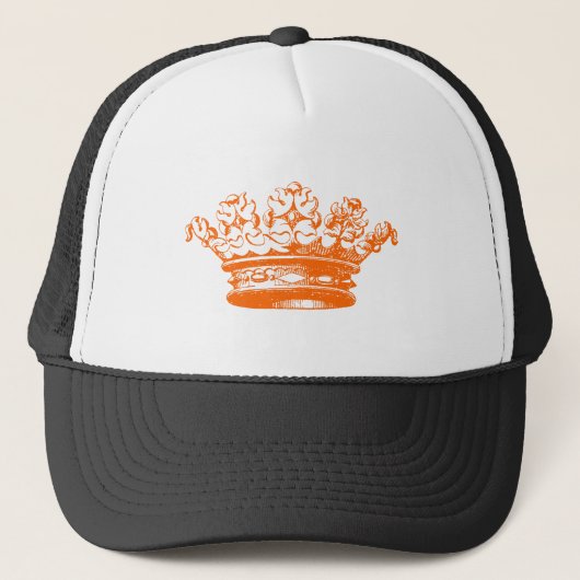 kroon - Oranje Trucker Pet (Voorkant)