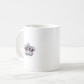 Kroon - Paars Koffiemok (Voorkant links)