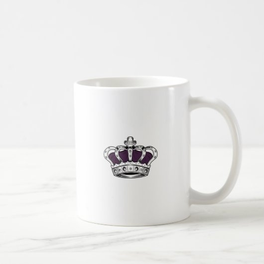 Kroon - Paars Koffiemok (Rechts)