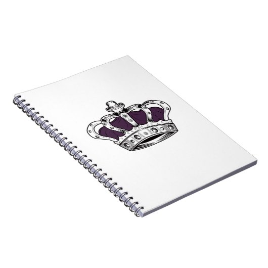 Kroon - Paars Notitieboek (Rechterzijde)