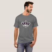 Kroon - Paars T-shirt (Voorkant volledig)