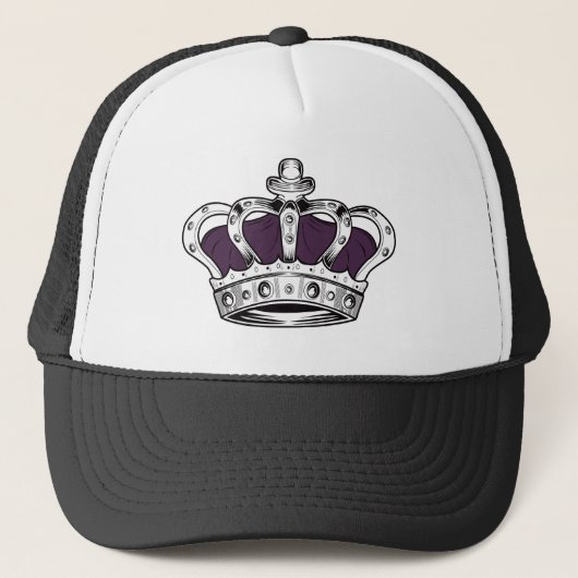 Kroon - Paars Trucker Pet (Voorkant)