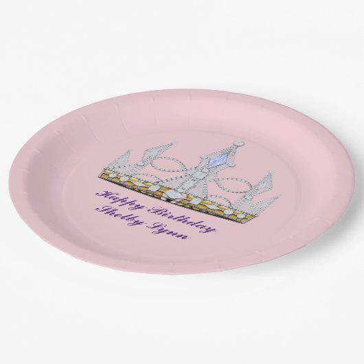 Kroon Papieren Bordje (Gekanteld)