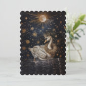 Kroon - Platte uitnodiging formaat 12.7 cm x 17.8  (Staand voorkant)