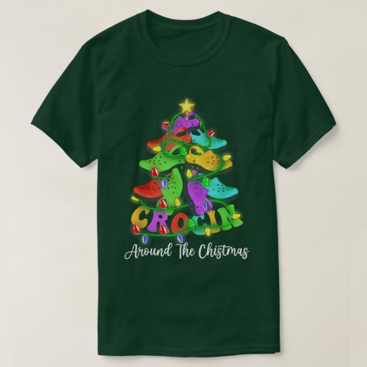 Kroon rond de kerstboom186 t-shirt (Design voorkant)