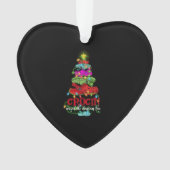 Kroon rond de kerstboom ornament (voorkant)