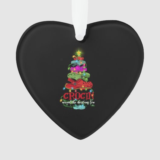 Kroon rond de kerstboom ornament (voorkant)