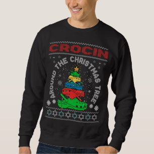 Kroon rond de kerstboom trui