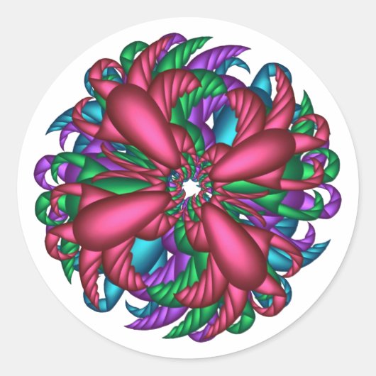 Kroon Ronde Sticker (Voorkant)