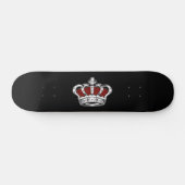 Kroon - rood persoonlijk skateboard (Horizontaal)