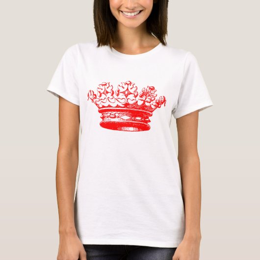  kroon - rood t-shirt (Voorkant)