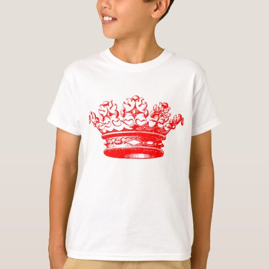 kroon - rood t-shirt (Voorkant)