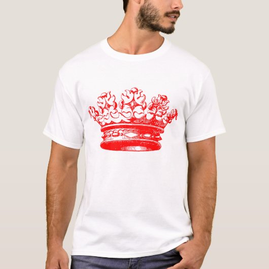 kroon - rood t-shirt (Voorkant)