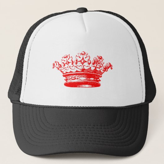  kroon - rood trucker pet (Voorkant)