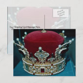 Kroon Royalty, Liechtenstein Briefkaart (Voorkant / Achterkant)