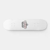 Kroon - Roze Persoonlijk Skateboard (Horizontaal)