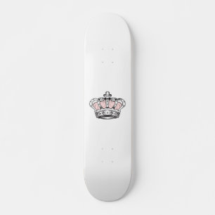 Kroon - Roze Persoonlijk Skateboard