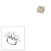Kroon Rubberstempel (Gestempeld)
