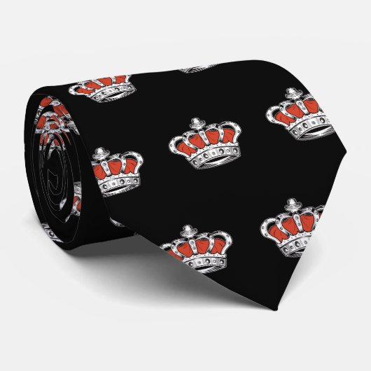 Kroon - Sinaasappel Stropdas (Opgerold)