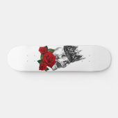 KROON SKULL ROSE Skateboard (Horizontaal)