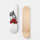 KROON SKULL ROSE Skateboard (Voorkant)