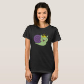 Kroon Slakkenvrouwenshirt T-shirt (Voorkant volledig)