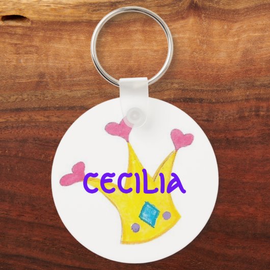 Kroon, sleutelketen cecilia sleutelhanger (Voorkant)