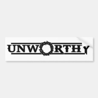 Kroon Thorns-Bumpersticker Bumpersticker