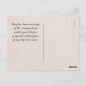 Kroon van de Bijbel Verse Pasen Briefkaart (Achterkant)