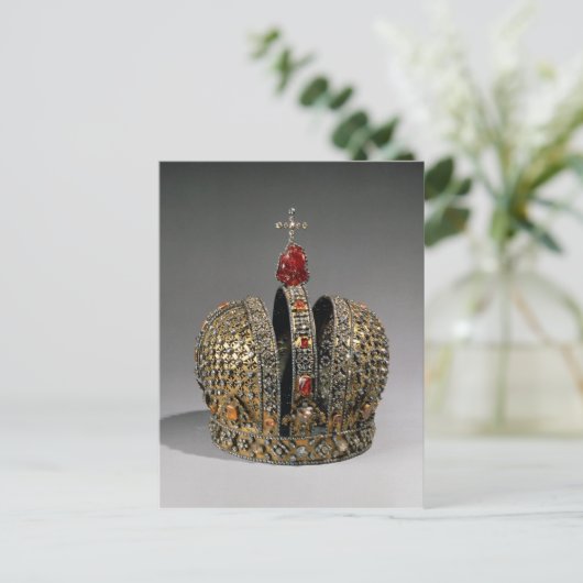 Kroon van de pers briefkaart (Staand voorkant)