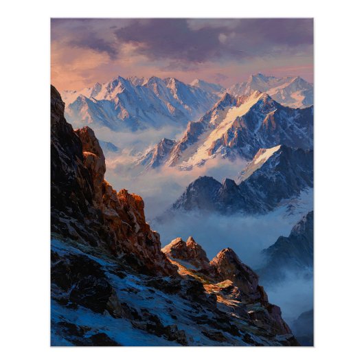 Kroon van de Stille Pieken Perfect Poster (Voorkant)