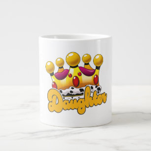 Kroon van dochterkoning grote koffiekop