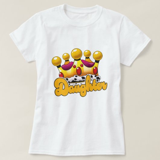 Kroon van dochterkoningen t-shirt (Design voorkant)