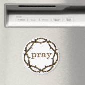 Kroon van Doornen Lenten PRAY Magnet (Insitu (Vaatwasser))