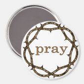 Kroon van Doornen Lenten PRAY Magnet (Voorkant / Achterkant)
