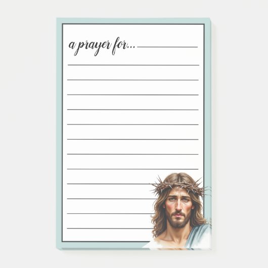 Kroon van Doornen Portret Gebedsruimte Jezus Post-it® Notes (Voorkant)