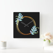 Kroon van het Blad Monstera van de natuur de Vierkante Klok (Huis)