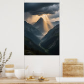 Kroon van Licht Poster (Keuken)