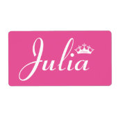 Kroon van prinses etiket (Voorkant)