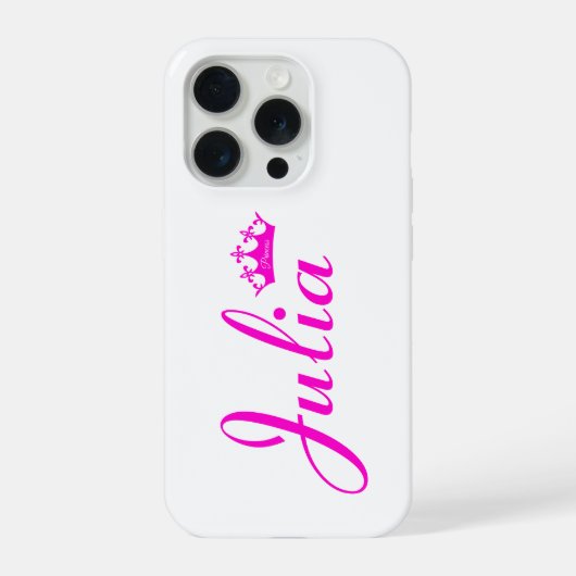 Kroon van Prinses iPhone Hoesje (Achterkant)
