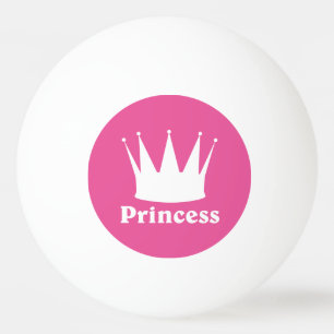 Kroon van prinses pingpongbal