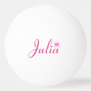 Kroon van prinses pingpongbal