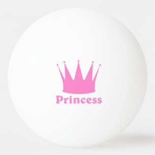 Kroon van prinses pingpongbal
