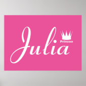 Kroon van prinses poster (Voorkant)