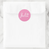 Kroon van prinses ronde sticker (Tas)