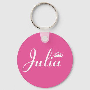 Kroon van prinses sleutelhanger
