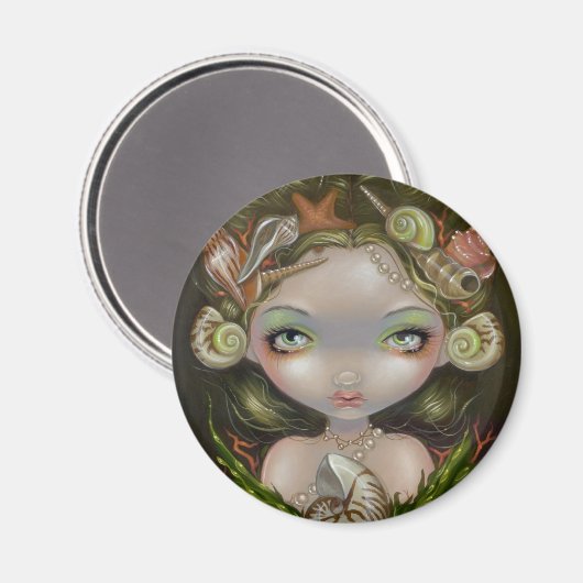 "Kroon van schelpen" Magneet (Voorkant / Achterkant)