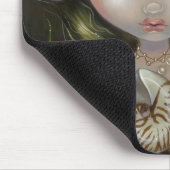 "Kroon van schelpen" Mousepad Muismat (Hoek)