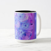 Kroon van thorns bewerkt voor kleur en ontwerp tweekleurige koffiemok (Voorkant rechts)