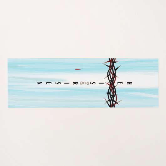 Kroon van Thorns Cross Yogamat (Achterkant (horizontaal))